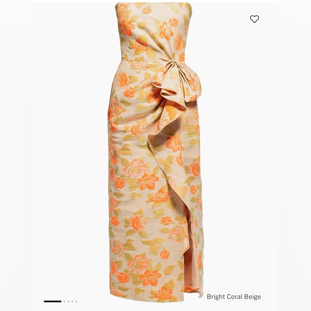 Shoshanna Merlin Dress CORAL BEIGE COLOR